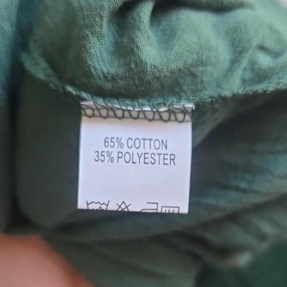 FANCYINN - NWOT Long Sleeve Green Dress With Lining And Pockets - Size Medium - Picture 5 of 6